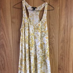 Yellow floral dress